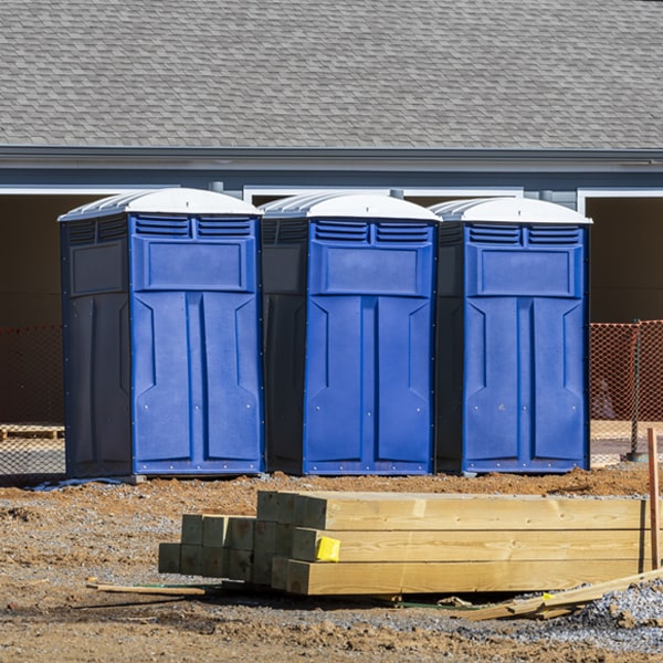 is there a specific order in which to place multiple portable restrooms in Steubenville OH